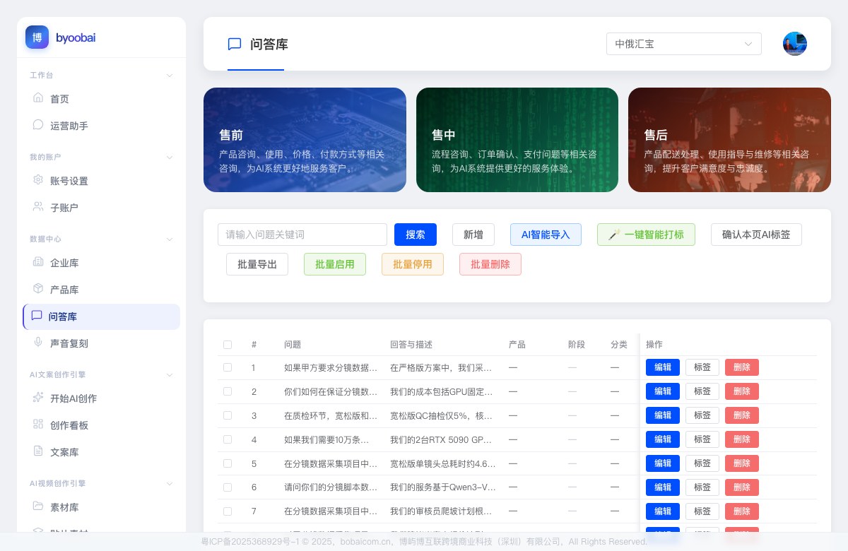 问答库